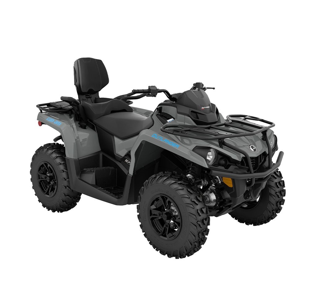КВАДРОЦИКЛ CAN-AM OUTLANDER MAX DPS 570 СЕРЫЙ ГРАНИТ 2022 INT